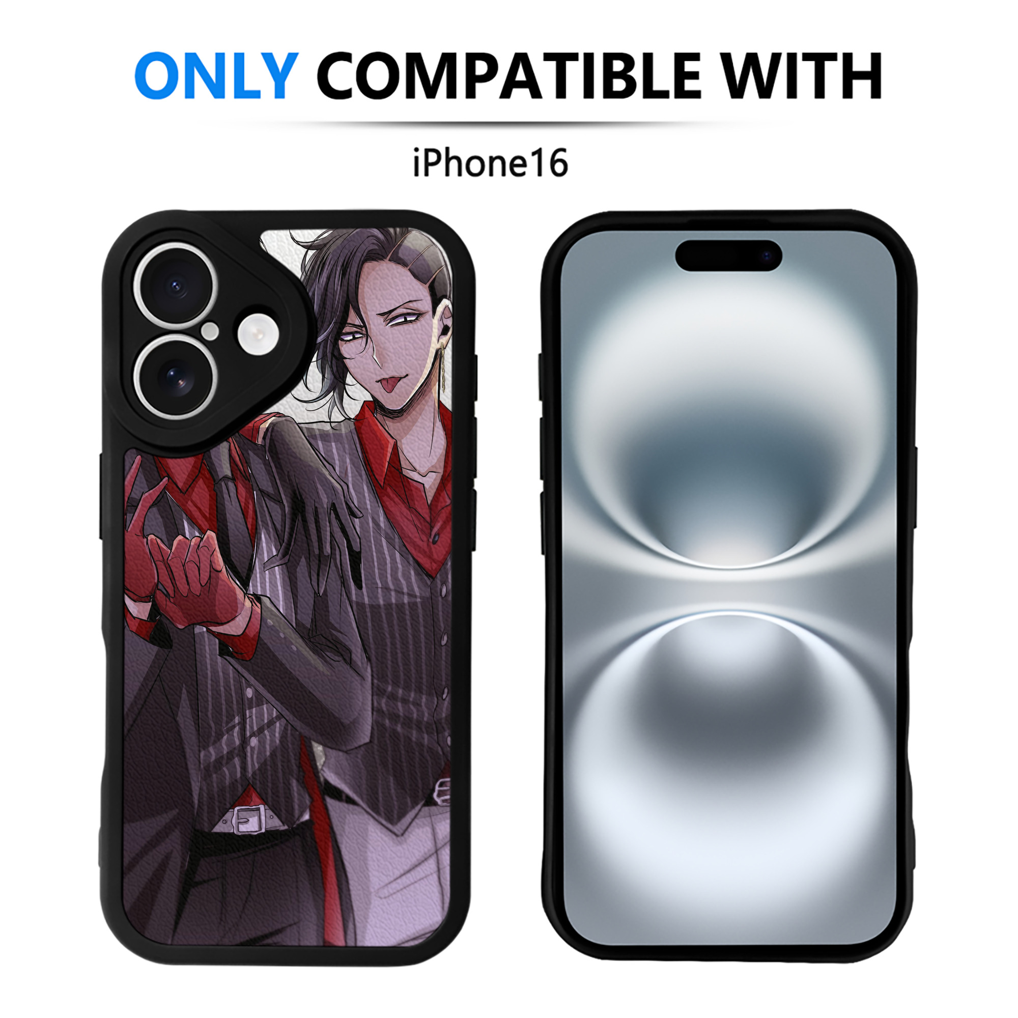 （画像用） 東京リベンジャーズ Tokyo Revengers 【iPhone 16シリーズ対応】シリコンスマホケース（レザー調） 材質：シリコン